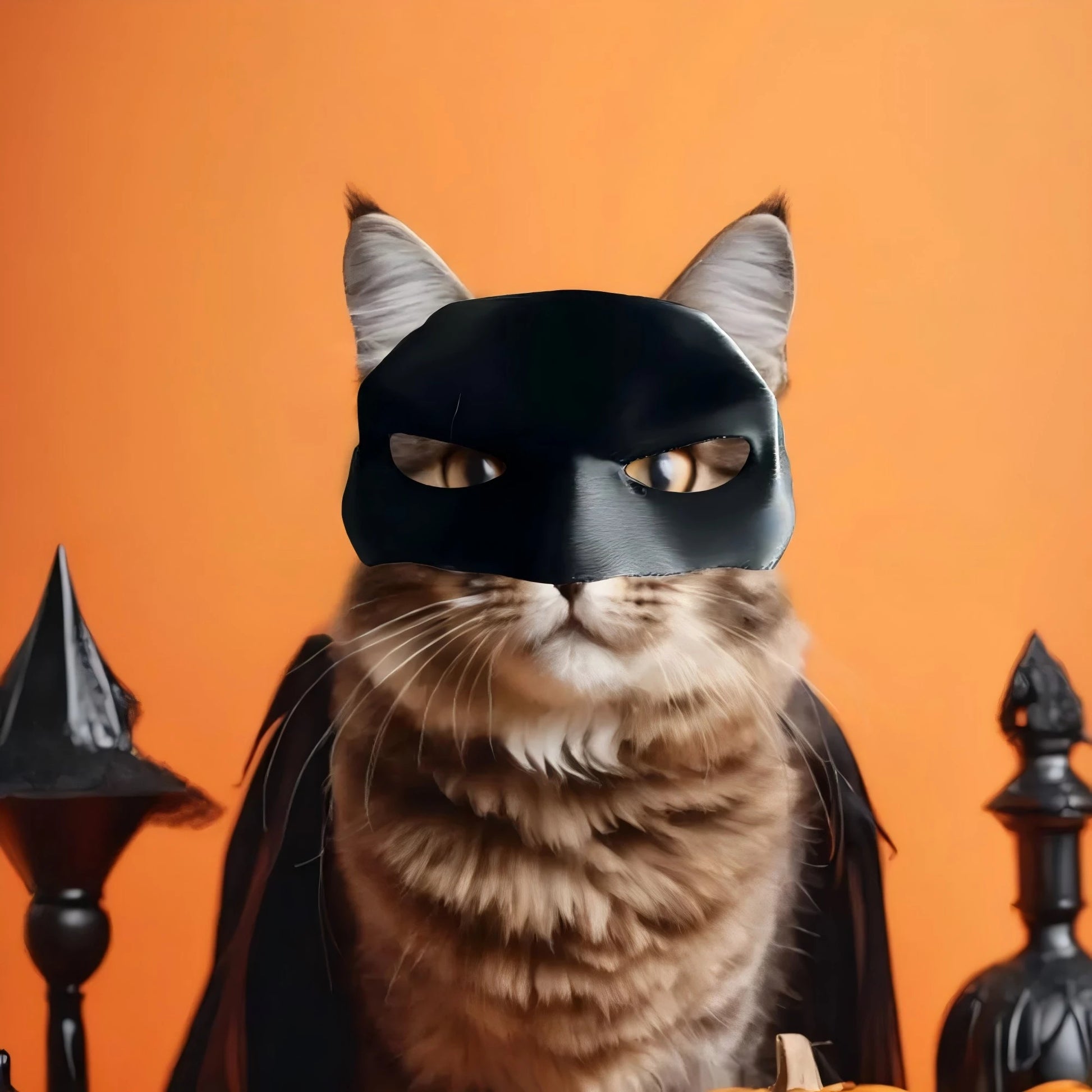 TONG Cat Bat Cool Man Mask Cat Avenger Mask Matte Cute Bat Mask Superhero Toys Cat Bat Pet Man Mask for Cat and Dogs